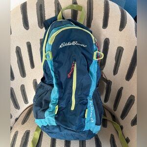 Eddie Bauer Stowaway 20L Lightweight Backpack Teal/Lime traveler 20L